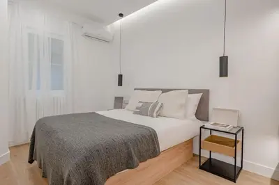 Cama o camas de una habitación en Malasaña XI 3BR 3BH