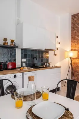 Una cocina o zona de cocina en Duplex en B. Salamaca - Wizink Center 8 Pax A.TOL