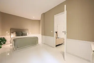 Cama o camas de una habitación en Apartamento Embajadores XV