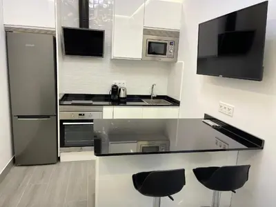 Una cocina o zona de cocina en SUARA Apartamentos 1