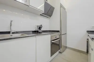 Una cocina o zona de cocina en SUARA Apartamentos 1
