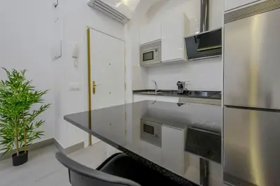 Una cocina o zona de cocina en SUARA Apartamentos 2