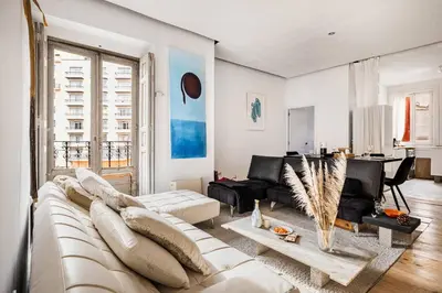 Zona de estar de M-2 Apartamento Gran Via 2 hab
