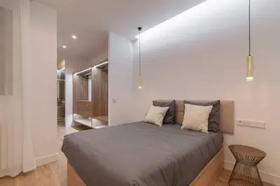 Cama o camas de una habitación en Centro VI calle de la Paz 4BR 4BH