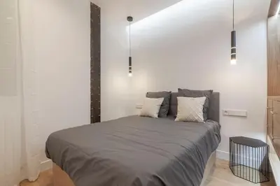 Cama o camas de una habitación en Centro VI calle de la Paz 4BR 4BH