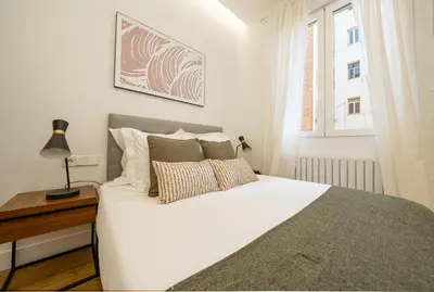 Cama o camas de una habitación en Goya III 3BR 2BH