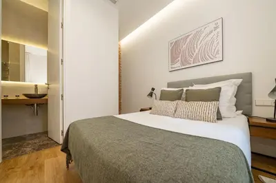 Cama o camas de una habitación en Goya III 3BR 2BH