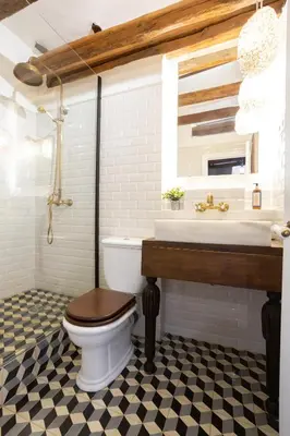 Un baño de Apartamento con terraza junto a Sol
