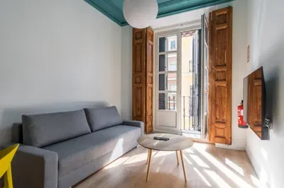 Zona de estar de Modern Bright- Studio -Chueca
