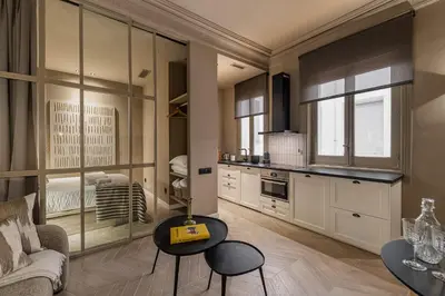 Una cocina o zona de cocina en Waou Justicia II - Alquiler Corta Duración