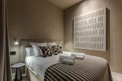 Cama o camas de una habitación en Waou Justicia II - Alquiler Corta Duración