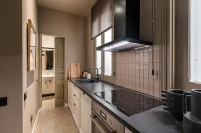 Una cocina o zona de cocina en Waou Justicia II - Alquiler Corta Duración