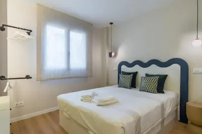 Cama o camas de una habitación en Modern and Bright - 1 Bedroom 1 Bathroom-la Latina