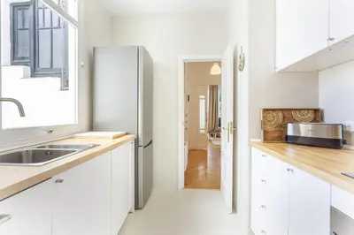 Una cocina o zona de cocina en Apartamento Santa Ana Place en Madrid