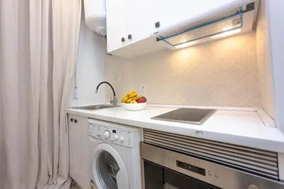 Una cocina o zona de cocina en For Your Rentals Coqueto y elegante apartamento TEMPORAL cerca Politécnica de Madrid VAL1041