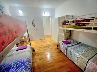 Cama o camas de una habitación en Hostel Pepe Viajes