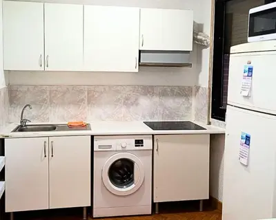 Una cocina o zona de cocina en Hostel Pepe Viajes